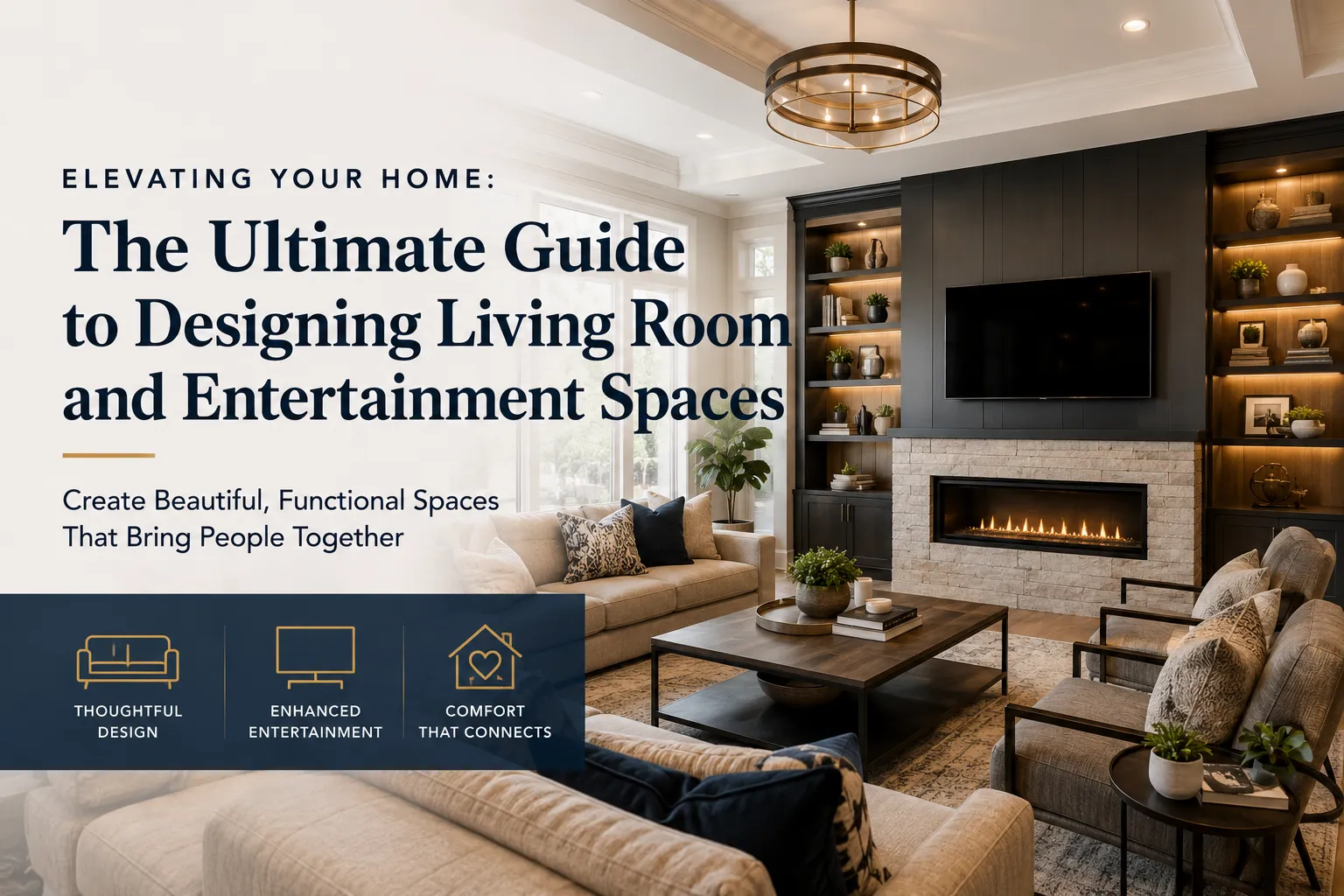 Elevating Your Home: The Ultimate Guide to Designing Living Room and Entertainment Spaces